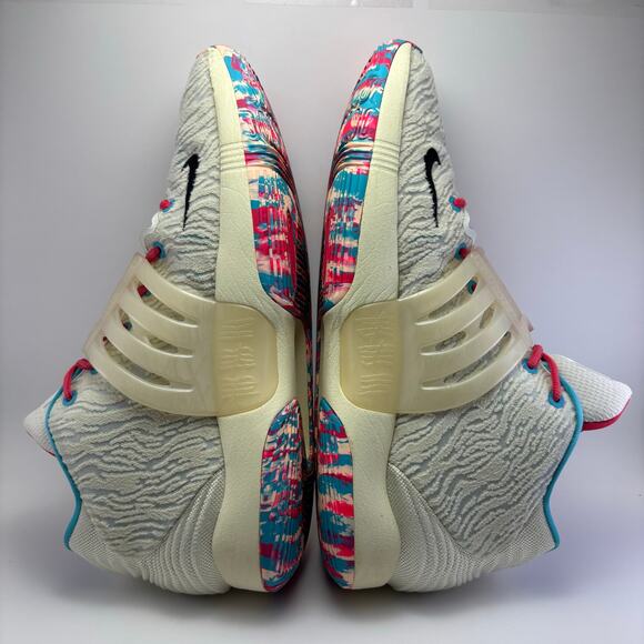 NIKE KD 14 “Cashmere/White/Turquoise” Shoes Men’s Size 13 - Picture 6 of 12